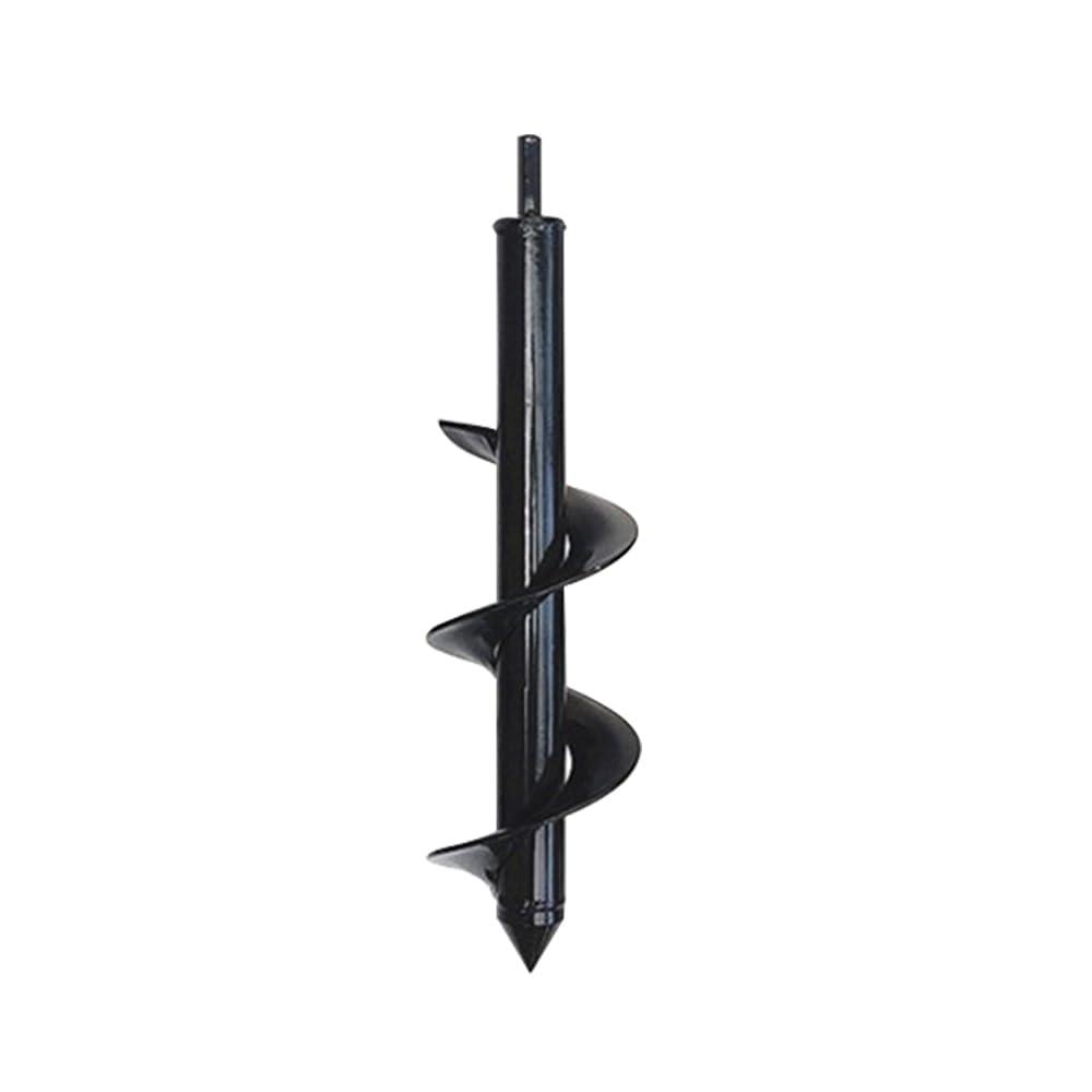 3.15 * 11.81in Auger Drill Bit for Planting, Garden Ground Spiral Hole and Bulb Planter Tool for Umbrella Holes