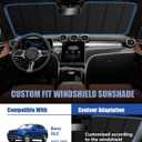 Windshield Sun Shade for Benz GLC 2023-2026, Vehicle-Specific Design