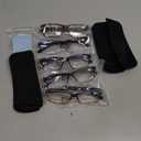 NORPERWIS Reading Glasses 5 Pairs Quality Readers Spring Hinge Glasses for Reading for Men and Women (5 Pack Mix Color, 1.25)