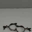 Hapivida Horse Spurs, Antique Brown Western Style Equestrian Training Spurs with Bells, Hand Carved Stainless Steel Design, for Cowboy Boots and Riding Gear