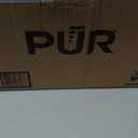 PUR 30-Cup Countertop Water Filter Dispenser, 1 Genuine PUR Filter, 2-in-1 Powerful Filtration, Lasts 2 Months or 40 Gallons, Dishwasher Safe, White/Blue (DS1800Z)