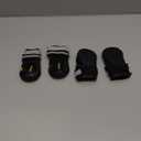 QUMY Dog Shoes for Large Dogs, Medium Dog Boots & Paw Protectors for Winter Snowy Day, Summer Hot Pavement, Water-Resistant in Rainy Weather, Outdoor Walking, Indoor Hardfloors Skid-Resistant Sole (Size 3: 2.0''x2.5''(W*L) (Pack of 4))