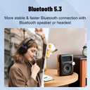 128GB MP3 Player with Bluetooth 5.3, Portable Digital Lossless Music Player with Built-in Speaker, 2.0 in Full Touch Screen, HiFi Sound, FM Radio, Voice Recorder, Earphones Included