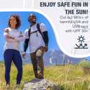 SportsTrail Cooling Arm Sleeves for Men & Women  Breathable, UV Sun Protection, Sports Arm Sleeves for Women, Men & Youth (One Size, 1 Pair: White)