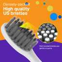 Toothbrush Heads Replacement Compatible with PRO-SYS VarioSonic V200M Electronic Toothbrush, White, 9 Pcs