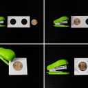 Boen Coin Flips 10 Assorted Sizes 1000Pcs Coin Holders for Colletors The Coin Collection Supplies Include A Mini Stapler The Coin Cardboard Coin Flips for Coin Collection (10 Assorted Size 1000pcs)