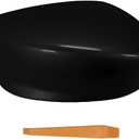 Passenger Right Side Mirror Cover Cap Compatible with Honda Accord 2008-2012 Glossy Black