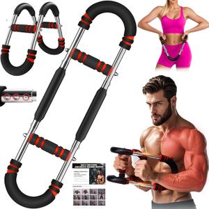 Twister Arm Trainer, 60-110lb Adjustable Chest Workout Equipment - Arm Trainer for Men - Portable Chest Trainer, Shoulders & Forearms Muscle Training Exercise Equipment for Men Women