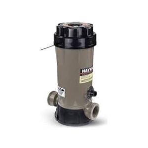 HYDROTOOLS By SWIMLINE 8750 Super Premium In-Line Automatic Chlorine Feeder Chlorinator Adjustable Output 9.0 Lbs Capacity | Universal Compatibility | Above Ground & Inground Swimming Pool Bromine