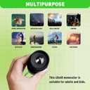 Monocular Telescope, Upgrade 40 x 60 Portable Telescope, Monoculars for Adults High Powered, Suit Stargazing, Hunting, Bird Watching, Hiking Travel, Camping, Black