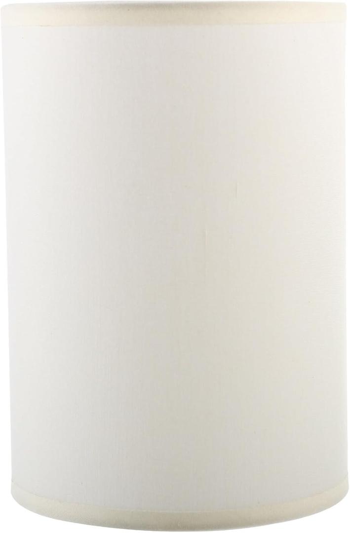 Table Lampshades - Square Decorative Iron Frame Shades for Table and Floor Lamps - Replace E27 Bedside Lampshades (Beige)