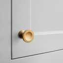 12 Pack Antique Brass Cabinet Knobs, Classic Vintage Drawer Knobs, Solid Zinc Alloy, Decorative Cabinet Hardware for Dresser Drawers, Kitchen Cupboard and Bathroom Vanity
