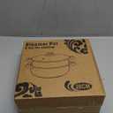 Steamer for Cooking, 5.0 Quarts Stainless Steel Steamer Pot, 2-Tier Food Steam Pots with Lid for Cooking Vegetables, Seafood, Soups, Stews and Pasta, 11 x 6.1 inch