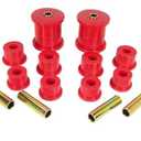 Prothane 84-99 Jeep Cherokee/Commander Spring & Shackle Bushings - Red