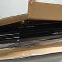 Queen Bed Frame with Ergonomic Storage Headboard, LED Bed Frame with Charging Station, 12" UnderBed Storage, Heavy-Duty Metal Base, No Box Spring Needed, Easy Assembly, Black