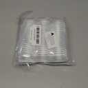 Utron 60P Clear Plastic Coin Capsules, Dollar Coin Holder, 40mm Silver Coin Storage for Collectors, Morgan Silver Dollar Coin Holders with Adjustable Gasket (17/20/25/27/30/33/38/40mm)