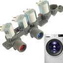 Washer Inlet Valve Assembly AJU75152602 for WT7405CW WT7305CV WT7305CW WT7150CW 31452 WT7250CW WT7880HWA WT7300CW WT7900HBA WT7060CV WT7800CW WT7300CV WT7060CW WT7100CW WT7800CV