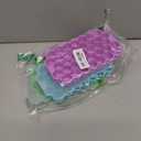 Ice Cube Trays for Freezer, 3 Pack Ice Cube Tray with Lid, Silicone Ice Cube Mold with Lid-37 Grid,Easy-Release Reusable 111 PCS Small Ice Cube for Iced Coffee Cocktail Whisky Chocolate Soup Food (Cyan&Purple&Green)