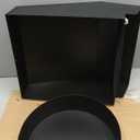 Hon&Guan 12 Inch Roof Exhaust Vent Cap - Heavy Duty Galvanized Steel Roof Vents for Houses, with Damper, for Home Ventilation System - Black