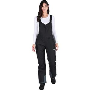 Arctix Women's Essential Insulated Ski Bibs, Water Resistant Snow Pants for Skiing & Snowboarding Size M