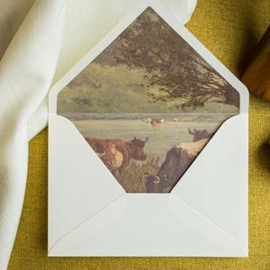 Ranch Pattern 5x7 Envelopes - 30 Pack for Invitations, Weddings & Greeting Cards