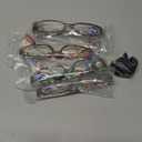 Gaoye 1.5 Readers for Women, Blue Light Blocking Reading Glasses, Stylish Reading Glasses for Women in 4 Patterns (Flowers)