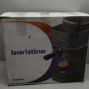 Philips Baristina Espresso Machine, Grind, Tamp & Brew Coffee Beans in One Swipe, Compact, 16 Bar Pump Pressure, Automatic Grinder, Black with Black Portafilter (BAR300/60)