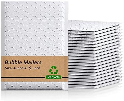 Bubble Mailers 4x8"es 9pcs | Padded Envelopes Mailers | Sealing Shipping Bags for Small Business, Shipping Envelopes with Self Sealing, Waterproof and TearProof