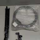 UBeesize 12'' Selfie Ring Light with 62 Tripod Stand for Video Recording, Live Streaming(YouTube, Instagram, TIK Tok), Compatible with Phones, Cameras and Webcams (Black)