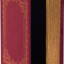 Decorative Vintage Book Shaped Trinket Storage Box - Red