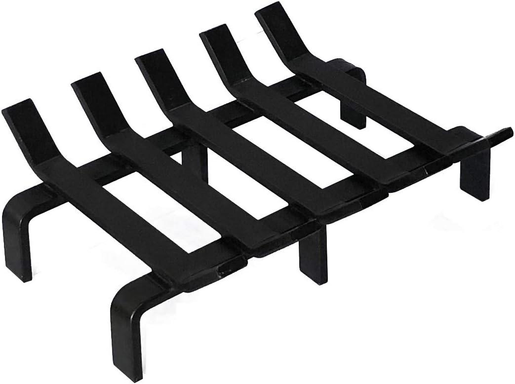 HiFlame Fireplace Log Grate Heavy Duty Solid Steel Wood Burning Fire Place Wood Stove Firewood Holder