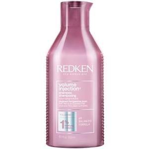 Redken Volume Injection Shampoo For Fine Hair - Adds Lift & Body, Volumizing & Detangling Without Weighing Down, Paraben Free
