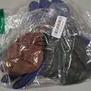 Haiou PVC Chemical Resistant, Long Rubber, Heavy Duty Waterproof Gloves for Chemical and Acid Work, 25 inches, Large-(Blue)