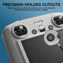DJI RC2 Silicone Case, Anti-Slip Protective Cover for Mini 4 Pro/Air 3S/RC Pro 2 Controller, Shockproof Skin (Grey)