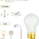Frosted A15 Led Bulb 8W Equal 75 Watt E26 Light Bulb Soft White 3000K Dimmable E26 Edison Bulb for Ceiling Fan Light Bulbs,Wall sconces and Refrigerator Light Bulb 800lm,AC120V, 6Pack