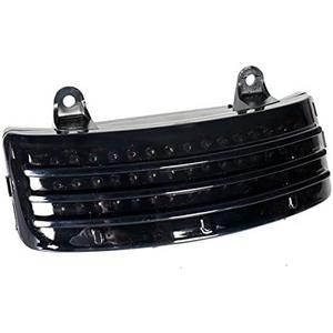 Tri-Bar LED Rear Tail Brake Fender Tip Light For Harley Street Glide FLHX 2014-2023 (Smoked)
