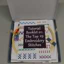 Bradove Classic Embroidery Stitches Practice Kit, Embroidery Kit for Beginners, Beginner Embroidery Kit for Adults, Hand Embroidery Kit for Kids, Stitches Kit