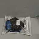 SATINIOR 2 Sets Guinea Pig Harness and Leash Adjustable Soft Mesh Harness Bell No Pulling Comfort Vest for Baby Ferret Rats Hamster Bunny Rabbit Chinchilla and Small Pet(Blue, Black,M)