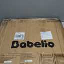 Babelio Baby Gate for Stairs & Doorways, 26-43" W 34" H Extra Tall| No Bottom Bar| Easy Installation| One-handed Operation| Auto-close| Hardware Mount (Drill Needed) Safety Dog/Pet Gate Indoor (White)