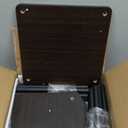 AZERPIAN Plant Stand 6 Tier Indoor Metal Flower Shelf for Multiple Plants Corner Tall Flower Holders for Patio Garden Living Room Balcony Bedroom, Black Oak