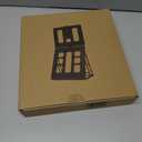 HNL Portable Monitor Stand, iPad & Tablet Holder, clamp Retention, Foldable, mountable Small Desk, Supports 7.75 inch to 10.75 inch Screen Width, Travel with Laptop, Black