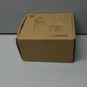 Hands-Free Hair Dryer Holder Wall Mounted with 360 Adjustable Hose, Suction Cup Installation, Built-in Mirror, and Cord Organizer for Blow Dryer, Curling Iron, No Drilling Required, Apricot