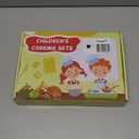 13PCS Toddler Knife Set- Kids Knifes for Real Cooking,Montessori Toy Safe Kitchen Knife Set for Toddler, Cutting Board,Gift for 3-12 Year Old Girl Boy