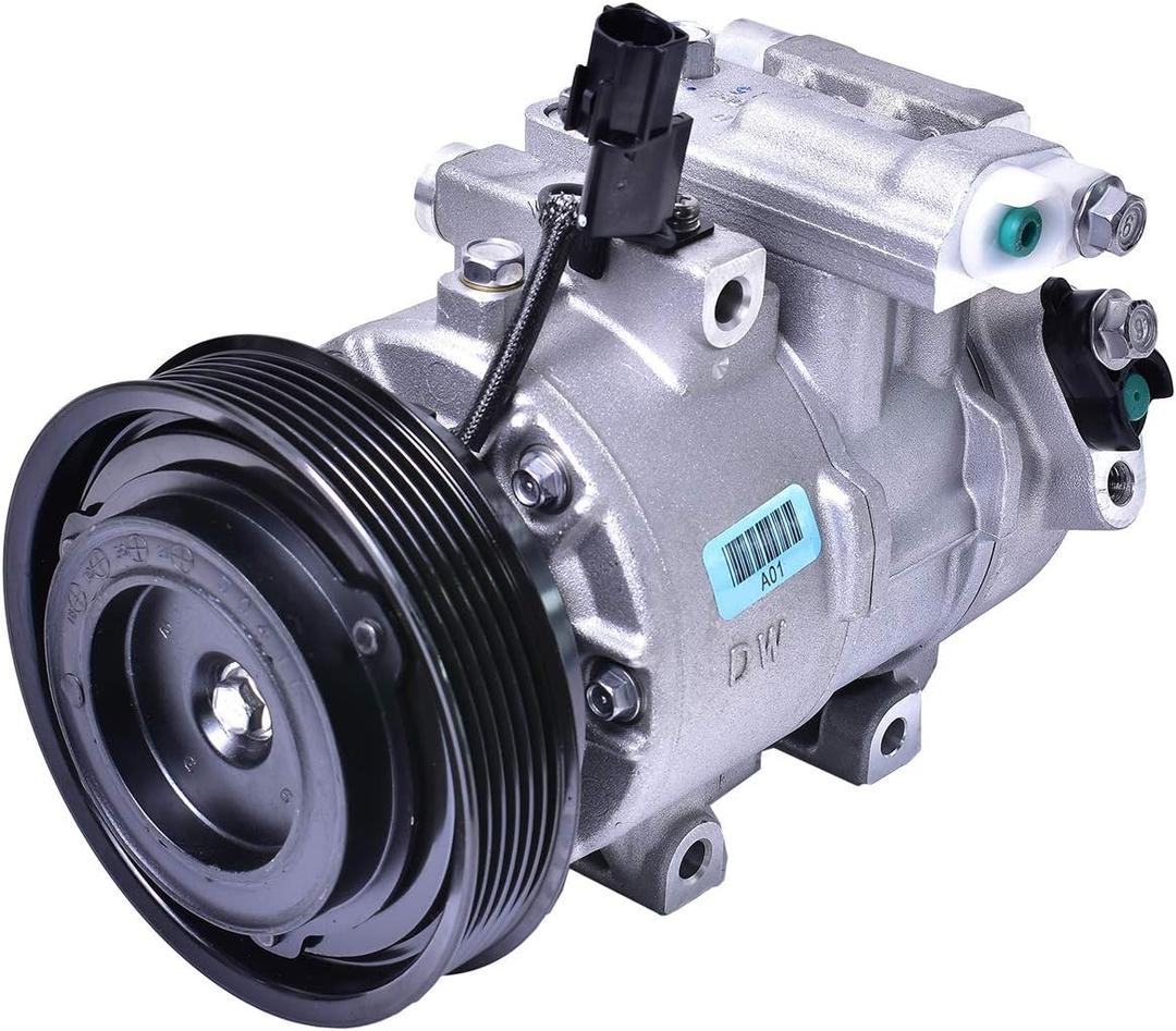 Mando 10A1045 AC Compressor with Clutch Original Equipment (Pre-filled Oil)