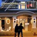 Porch Lights Outdoor Motion Sensor Wall Sconce Anti-Rust Aluminum, Exterior Outdoor Wall Lights Dusk to Dawn Porch Light Fixture Wall Mount for House Outside Patio