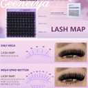 2 x Geeneiya 5 Styles Lash Clusters Kit, Volume/Mega/Full/Bottom Eyelash Clusters Extensions with Lash Bond and Seal, Remover and Lash Extension Tools for Beginners and Proficient, DIY at Home Easily