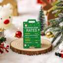 2 x Funny Answer Desk Rates Sign, Green Acrylic Desks Decor, Office Desk Signs Decor, Funny Gag Gifts for Coworker Teammate Employee Boss Manager Supervisor, Boss Day Gifts Decorations