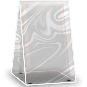 Outdoor A Frame Chalkboard Sign Cover 40 x 27 x 22 Inch Transparent Sandwich Board Waterproof Cover Indoor Outdoor for Business Large Standing Double Sided Chalkboard (Cover Only)