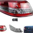 Outer Rear Tail Brake Light Lamp Tail Light Compatible with 2010-2011 Toyota Camry XLE SE LE |Include LED | TO2804106/8156006340 (Left Driver Side)