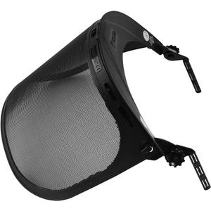 GREEN DEVIL Replacement Metal Mesh Visor Protective Face Shield with Mounting Bracket for Chainsaw/Forest Hard Hats/Helmets ANSI Z87.1